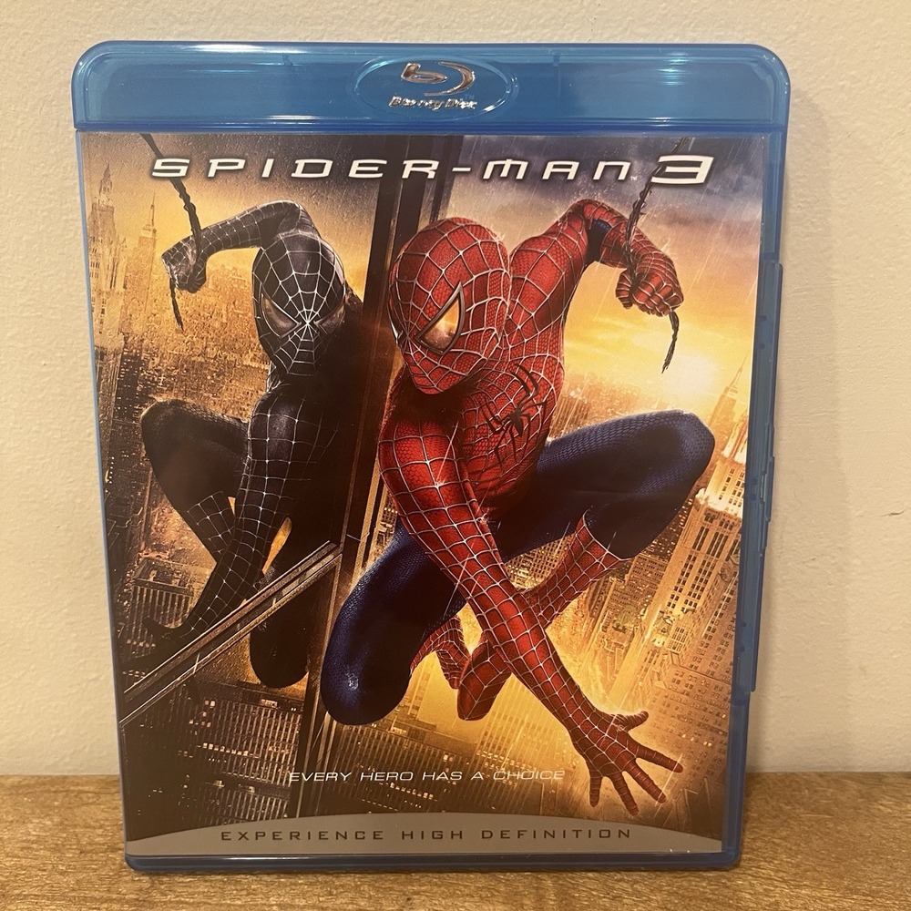 Spider-Man 3 Blu-ray 2-Disc Set (2007) PS3 Compatible Special Features Complete